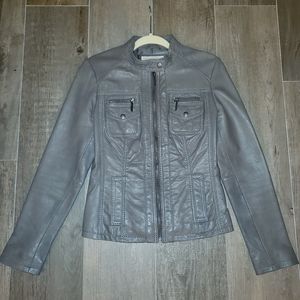 Michael Kors Leather Moto Jacket